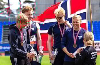Bronse til Persen på 4x400m stafett