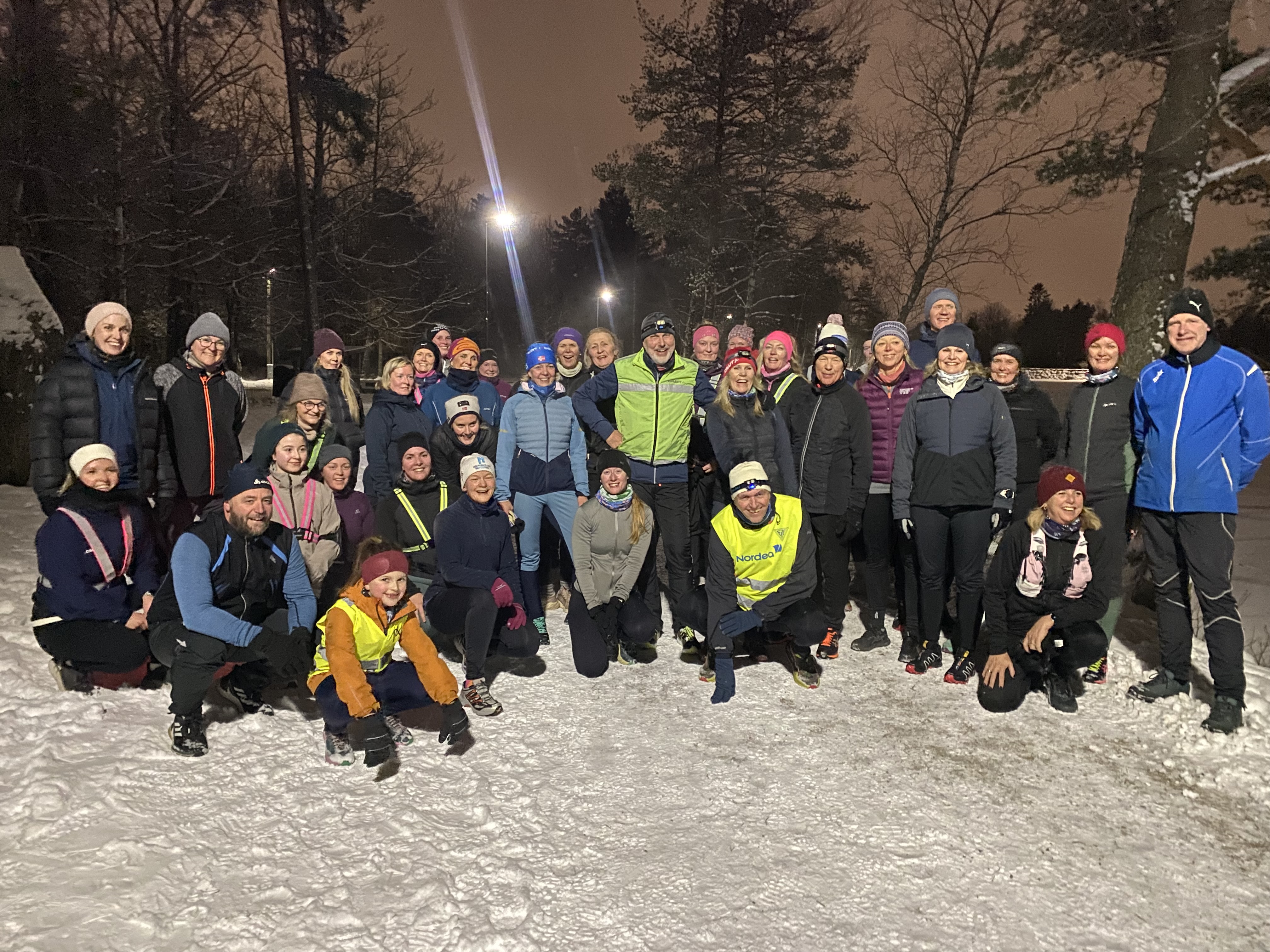 Imponerende oppmøte med 50 løpsglade deltagere på Lær å løpe i Fredrikstadmarka