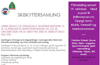Skiskyttersamling 24. og 25. oktober