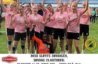 Velkommen til Rosa Sløyfe søndag i Aurskoghallen!