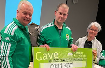 Morten Rognan er vinner av Aurskog Sparebanks idrettspris for sin innsats i 2022