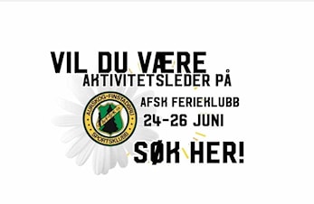 Vi søker 15 aktivitetsledere til ferieklubben!
