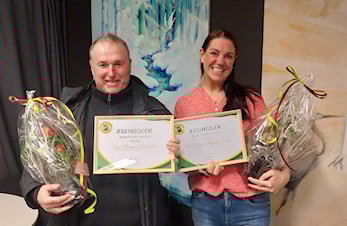 To nye æresmedlemmer av AFSK utnevnt på Årsmøtet