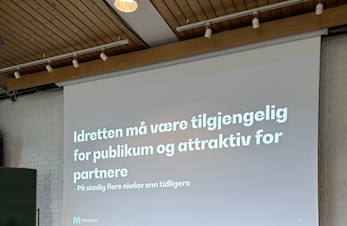 Tuva Knapkøien, styremedlem i NVWF, deltok denne helgen på Olympisk akademisk samling
