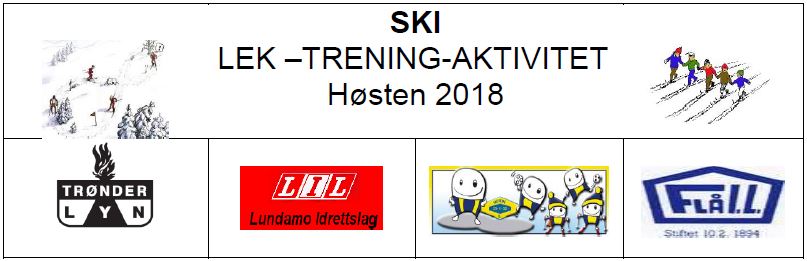 Ski-plan høsten 2018