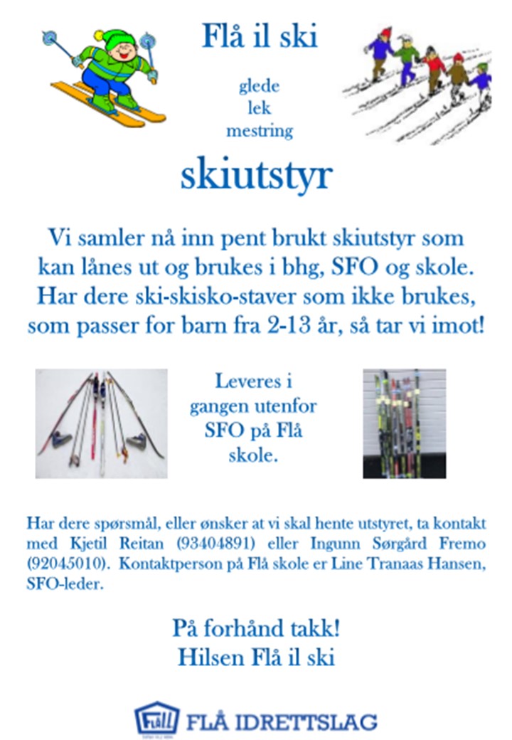 Innsamling av skiutstyr