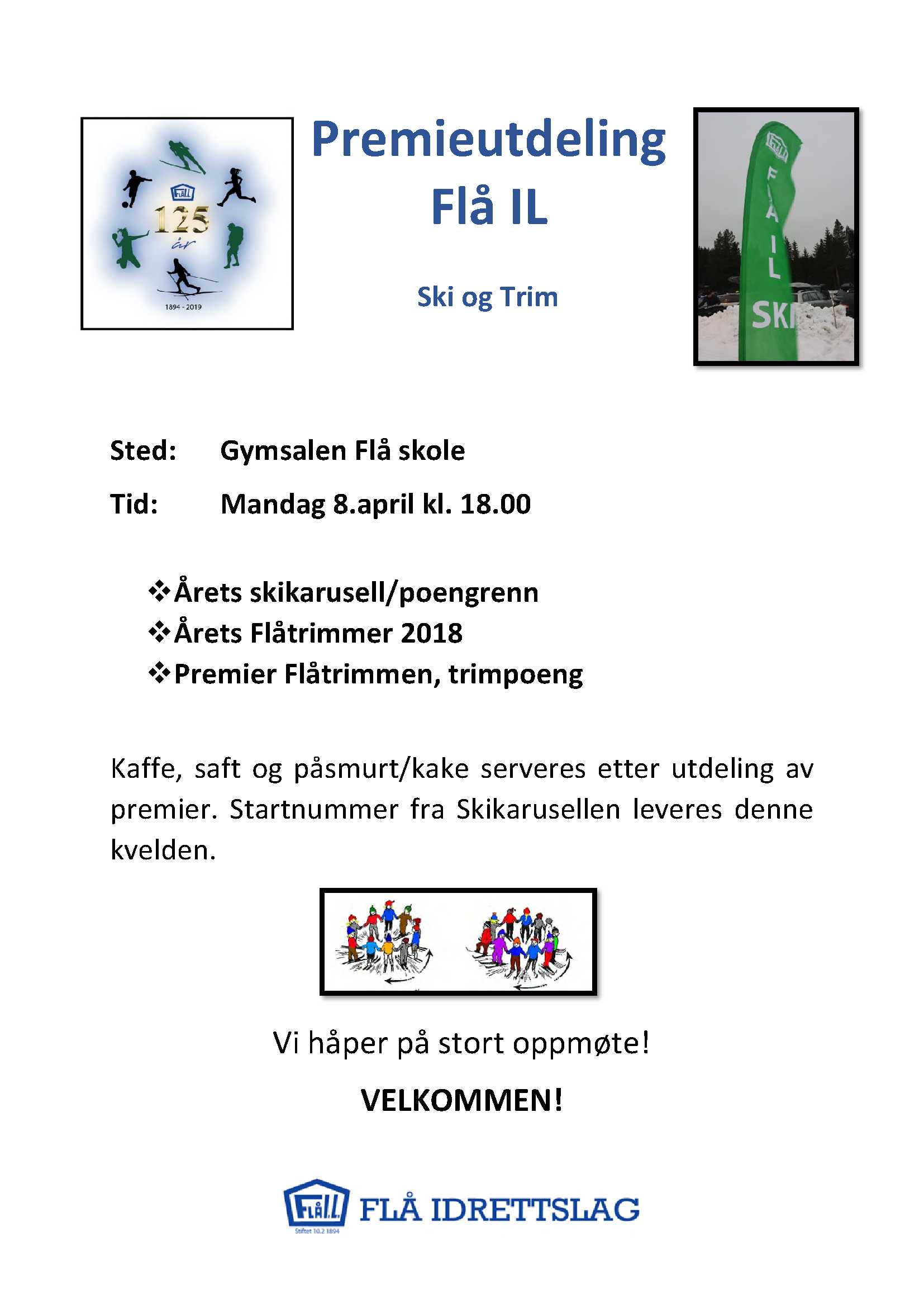 Premieutdeling Flå IL 2019