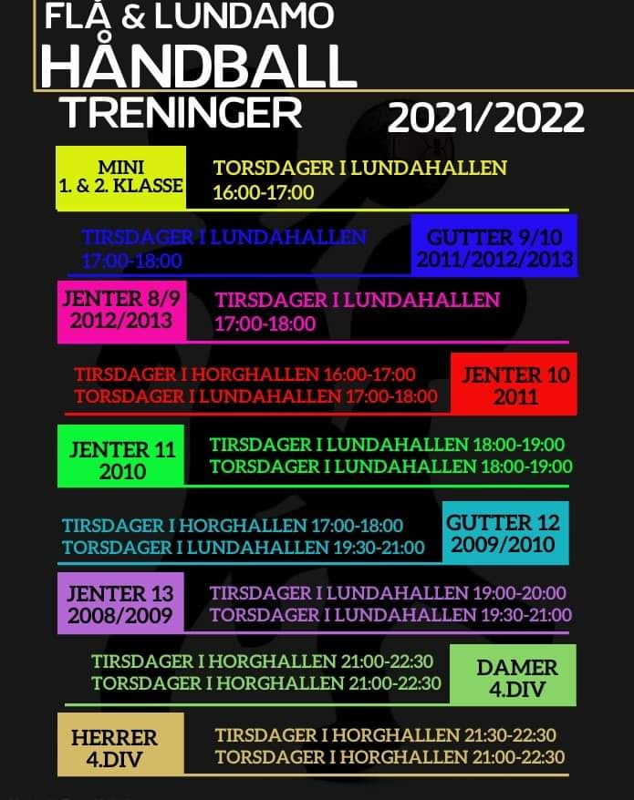 Aktiviteter i Flå IL uke 44