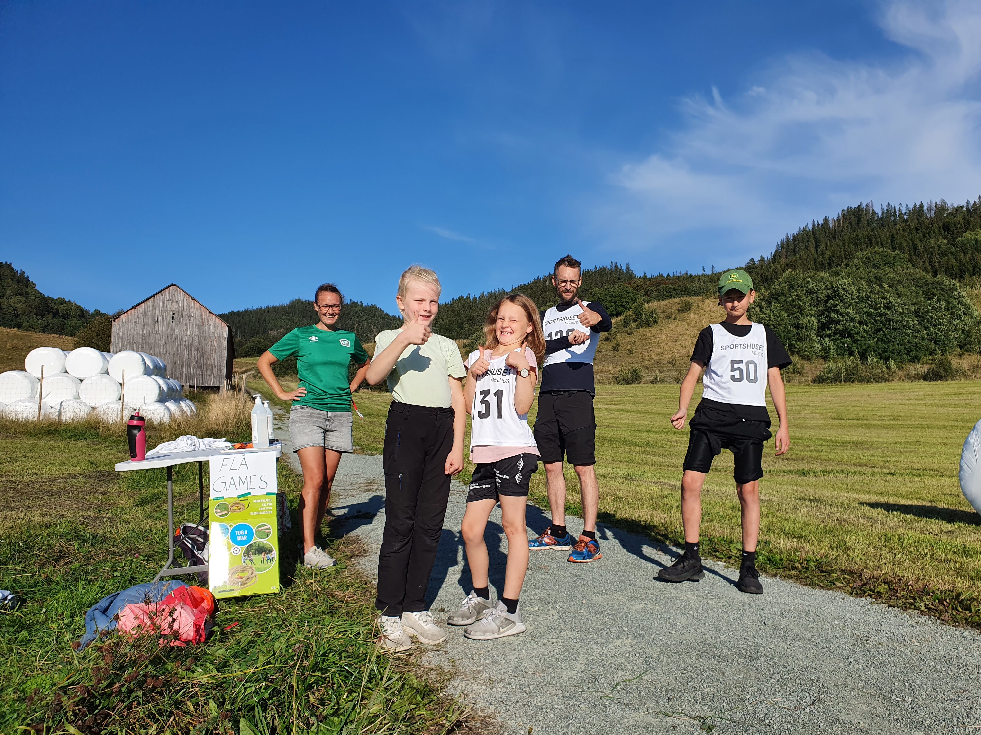 "FLÅ GAMES" i strålende sol