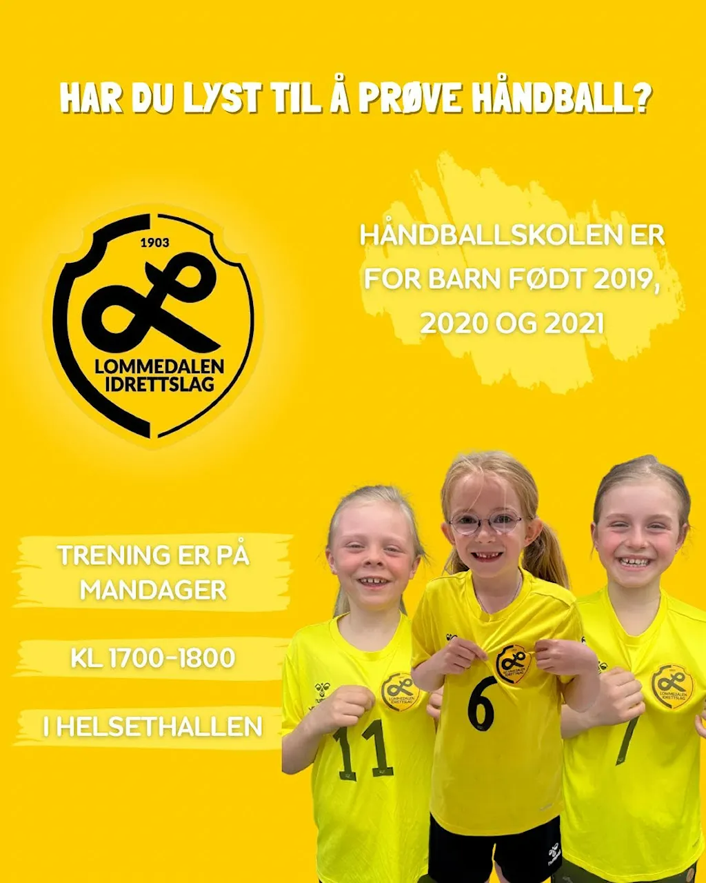 Oppstart Håndballskolen