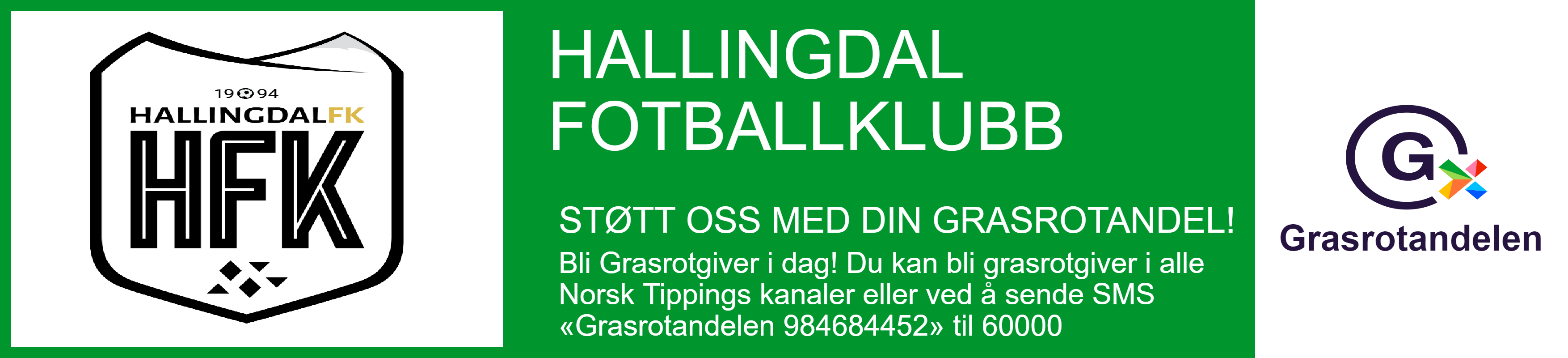 Bli vår grasrotgiver i dag!