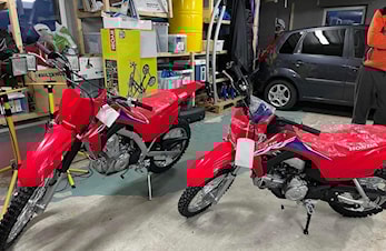 Prøvesyklene er kommet.