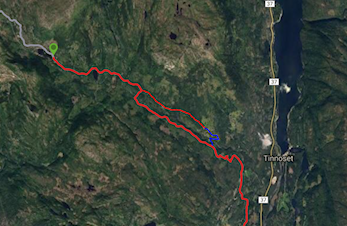 Gaustaløypa er ny-preparert i dag, 23. mars 2019