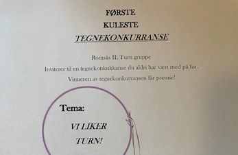 Tegnekonkurranse turngruppa