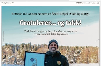 Gratulerer.....og takk!