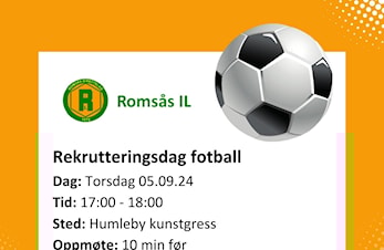 Rekrutteringsdag fotball