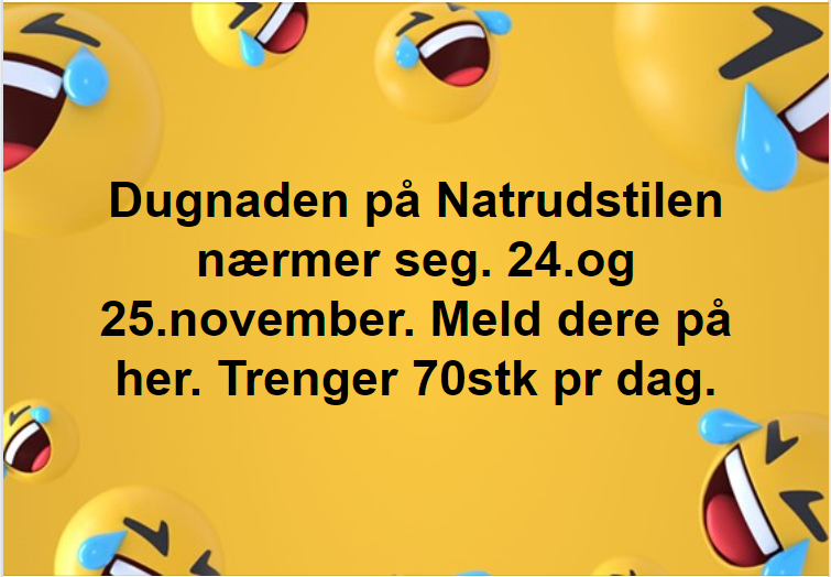 Dugnad på Natrudstilen