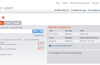 Påmelding klubbrenn 2022-2023