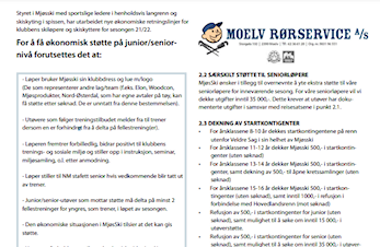 Husk søknad om utøverstøtte