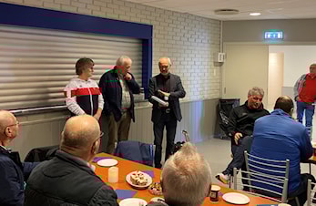 Kjekt besøk på idrettsklubben