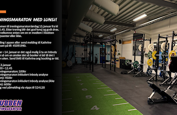 Treningsmaraton med lunsj 13. januar 24