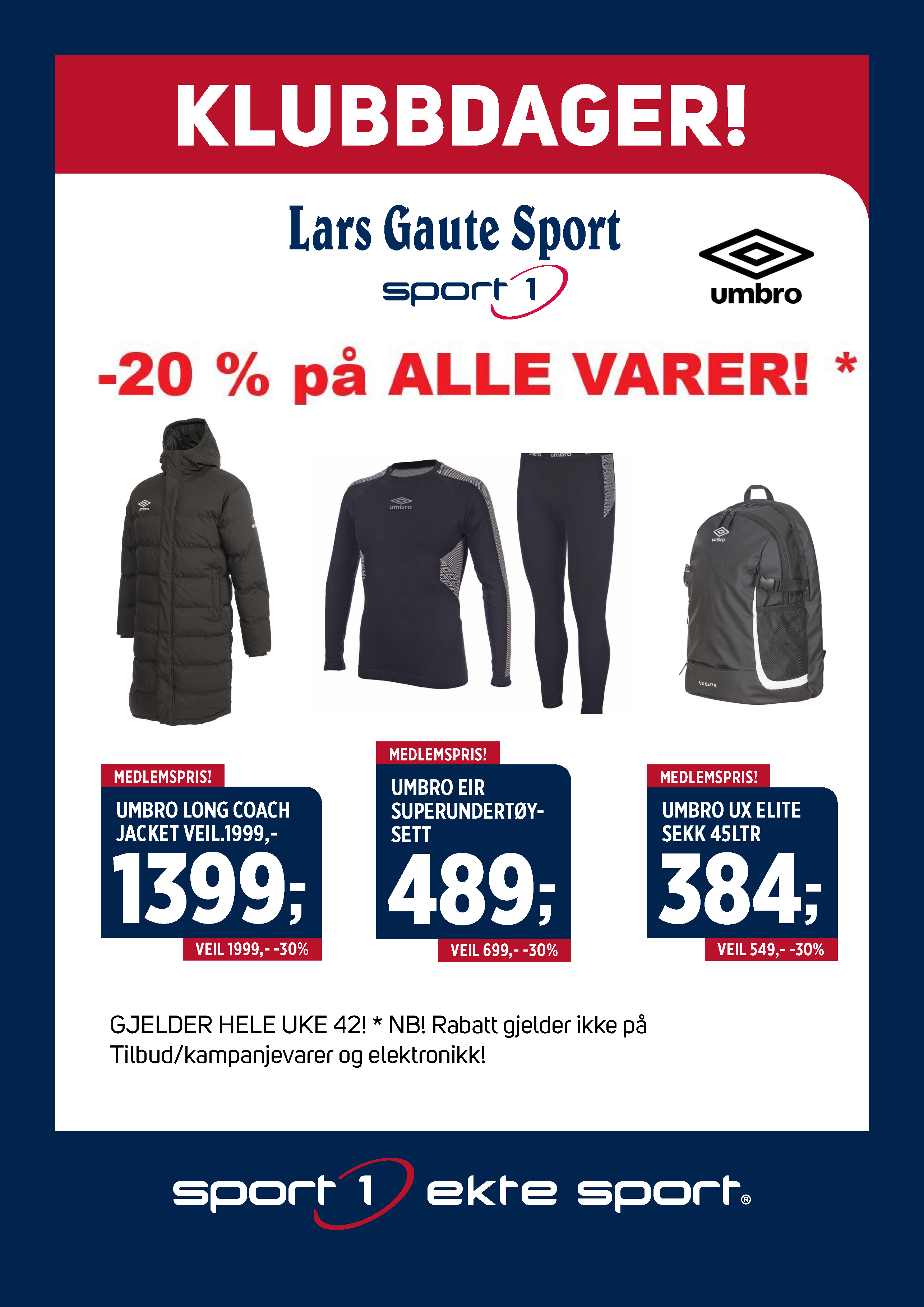 Image for Klubbdager Lars Gaute Sport Uke 42