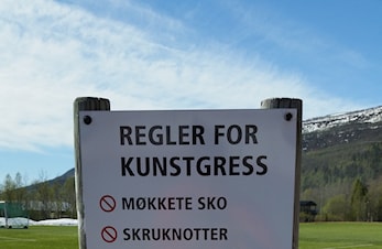 Regler for bruk av kunstgresset