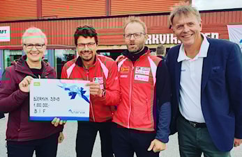 Fantastisk gave fra Sparebanken Narvik!