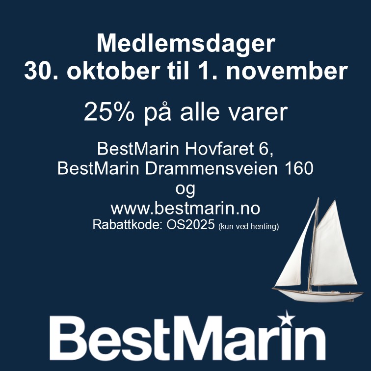 Velkommen til medlemsdager hos Best Marin 30.oktober til 1. november