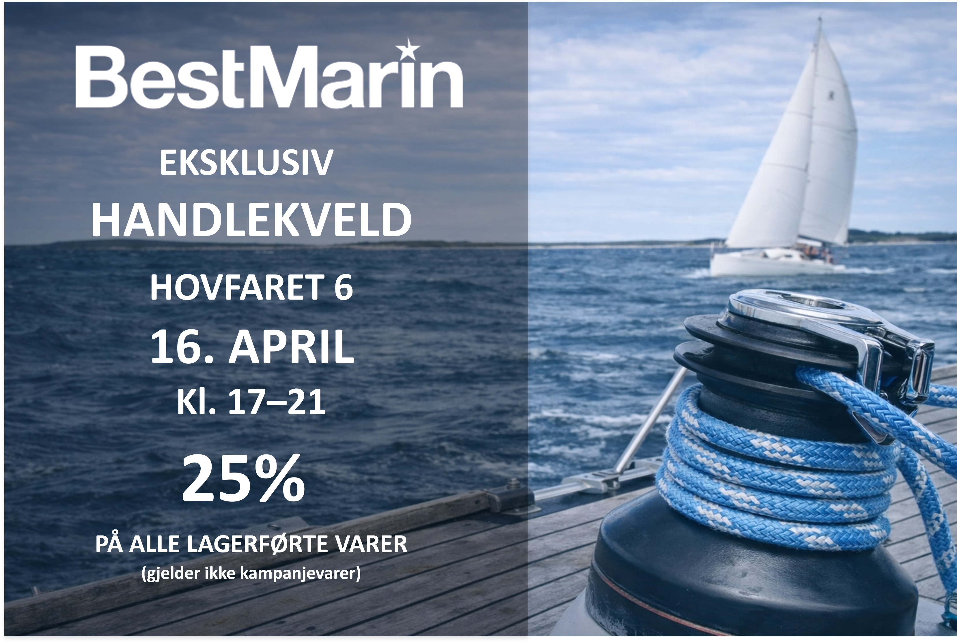 Velkommen til handlekvelder hos våre samarbeidspartnere Henri Lloyd tirsdag 14/4 og Best Marin torsdag 16/4