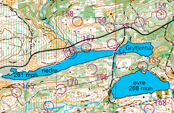Treningsløp fra Grytjerna på Sirikjerkeveien 18-20. august