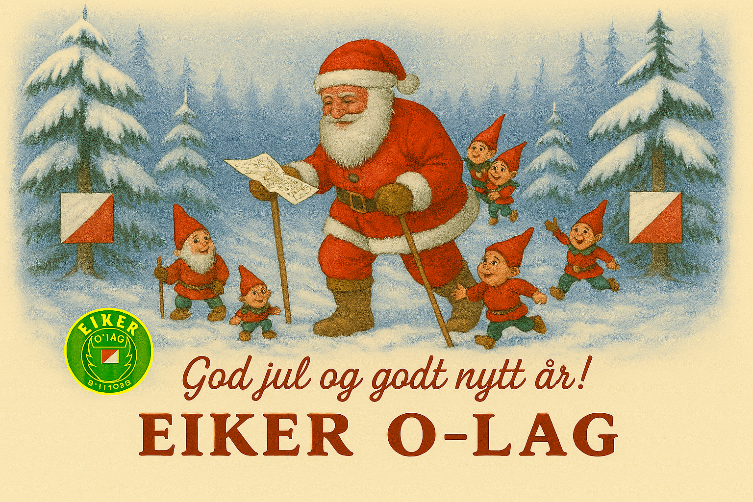 Julehilsen fra styret i Eiker o-lag