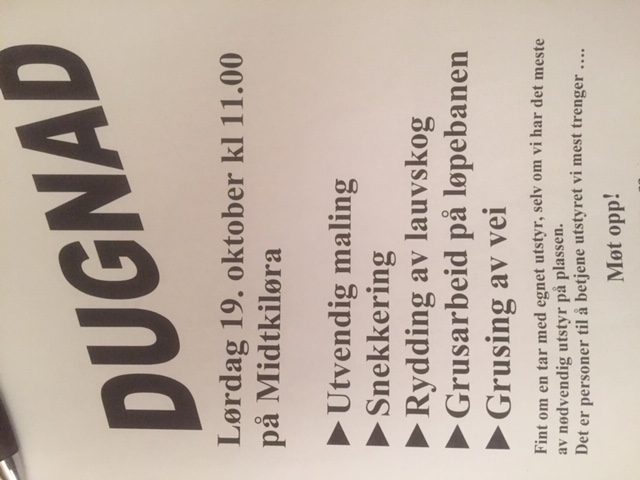 Dugnad på Midtkiløra