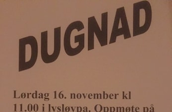 Dugnad i lysløypa