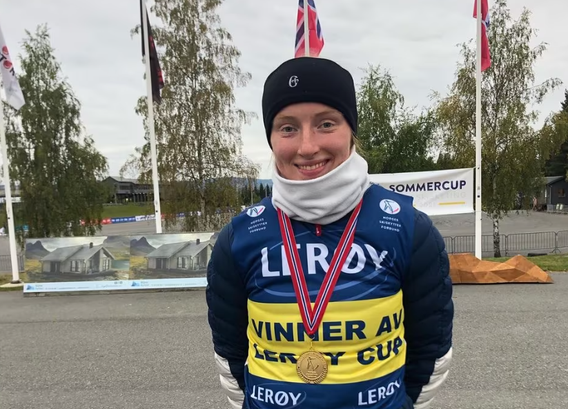 Maren Hjelmeset Kirkeeide vann jaktstarten i IBU-cupen!!