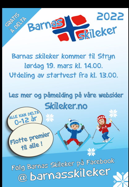 "Barnas skileker" på Ullsheim 19.mars