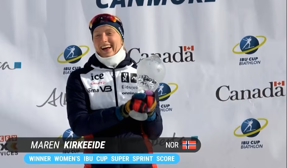 Vann IBU-cupen i supersprint samanlagt!