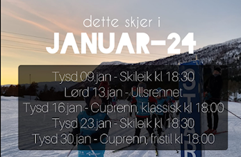Årets første cuprenn i klassisk stil tysdag 16.januar