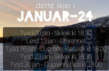 Resultatliste frå sesongens andre cuprenn 30.1 i fri teknikk