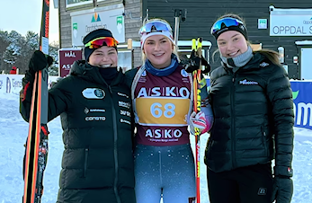 Bronse på stafetten i junior-NM!