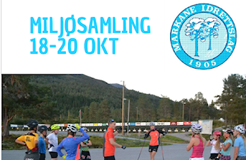 Innbyding til miljøsamling 18.-20.oktober 2024