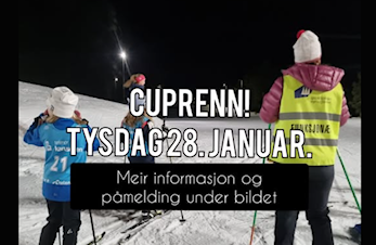 Klart for sesongens andre cuprenn tysdag 28.januar