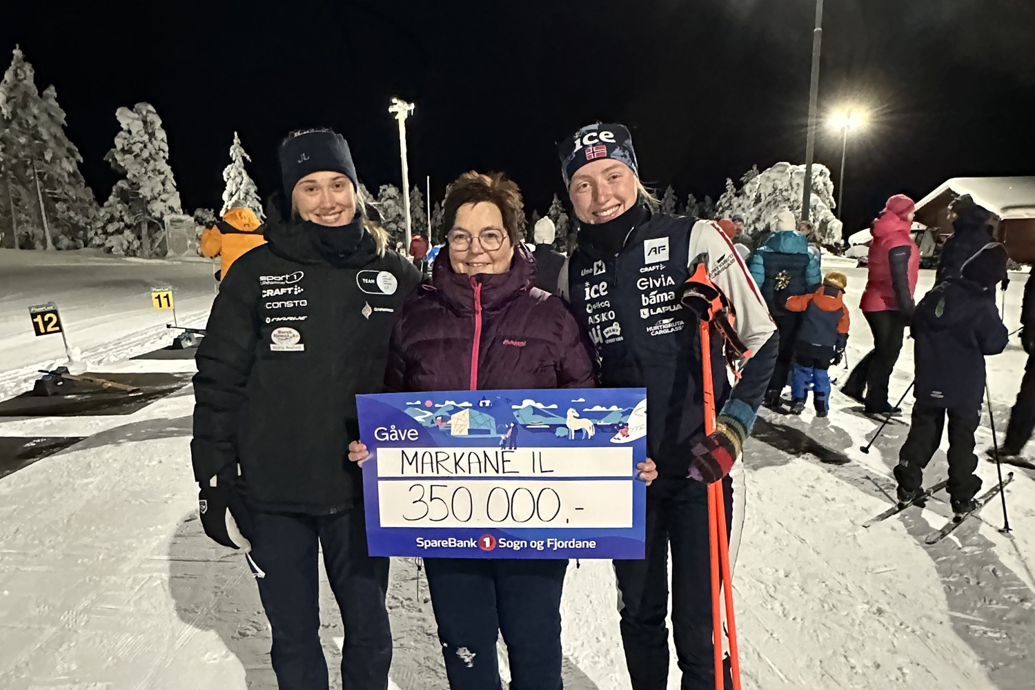 Sparebankstiftinga Sogn og Fjordane gjev 350 000 kr i gåve til snøproduksjonsanlegget!