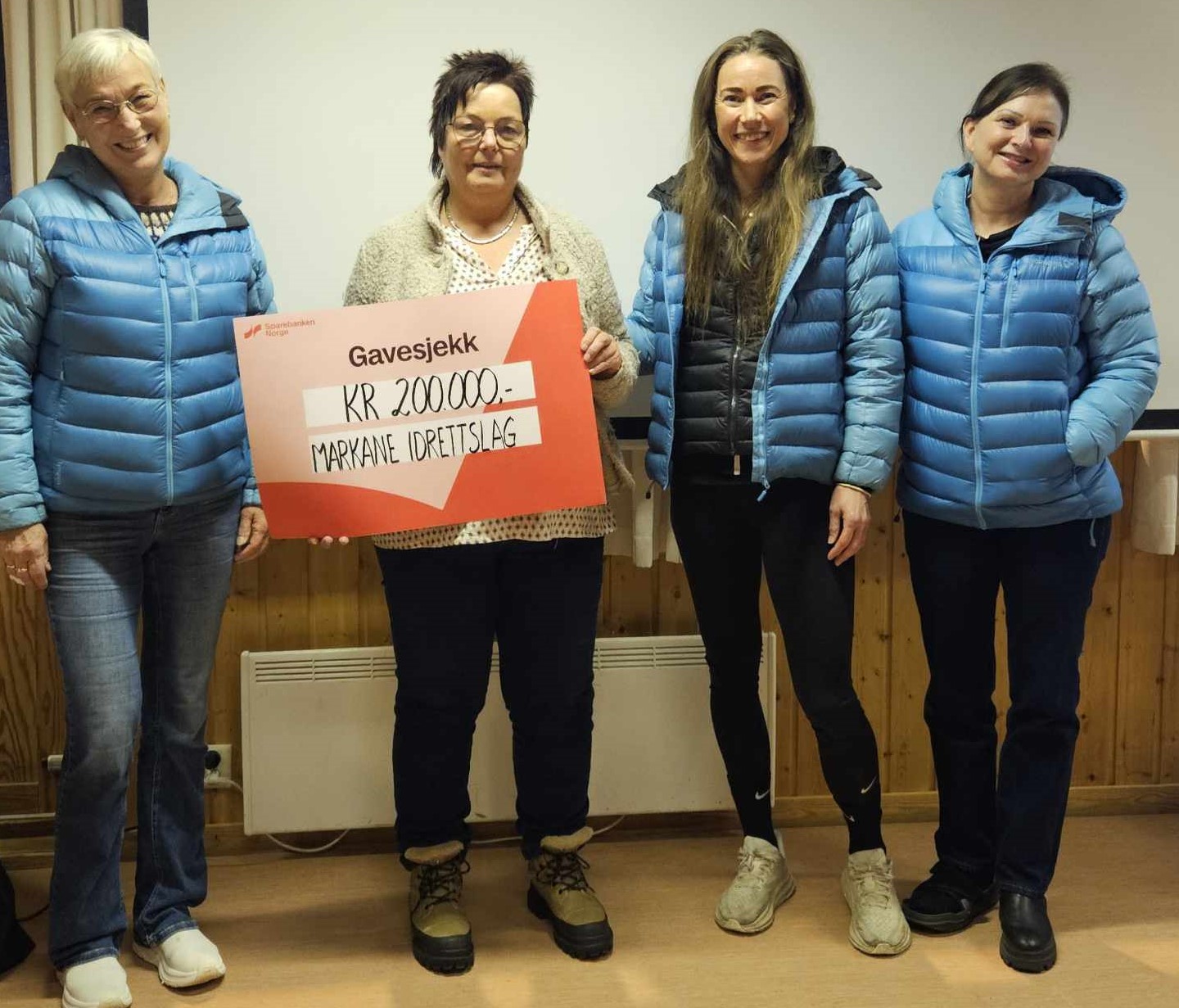 200 000kr i gåvemidlar frå Sparebanken Norge!