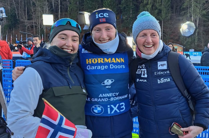 Første verdscupsiger til Maren Hjelmeset Kirkeeide!