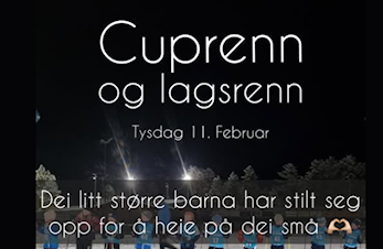 Klart for cuprenn nr 3/lagsrenn i fri teknikk 11.februar