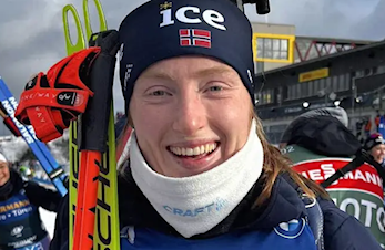 Maren og Johannes klare for miksstafett onsdag 12.februar