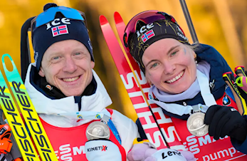 Sølv på parstafetten i VM