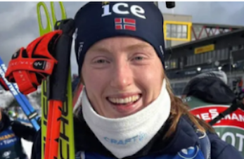 Maren sikra sølv til Noreg i VM-stafetten!