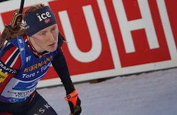 9. og 14.plass til Maren Hjelmeset Kirkeeide i Pokljuka